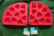 new 2 Watermelon Novelty Ice Cube - Ice Mold Tray - 10 Mold Tray c/u color red