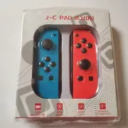 Joy-con-Controllers. Switch. Wireless. RED/BLUE W RGB LIGHTING. NEW. 24 hr Ship!