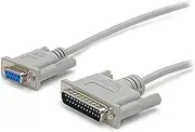 StarTech.com 10-Feet Cross Wired DB9 to DB25 Serial Null Modem Cable - F/M (SCNM925FM)