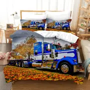 3D Truck Quilt Cover Set Bedding Set Duvet Cover Pillowcases WJ 1663