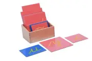 Adena Montessori Lower Case Sandpaper Letters - Cursive -Without Box Cursive ...