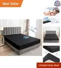 Waterproof Mattress Protector - Deep Pocket Fitted Sheet Style - Queen Size
