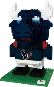 FOCO BRXLZ NFL Houston Texans Team Mascot 3-D Construction Toy