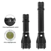Scube Diving Flashlight P70-LED Light Waterproof Underwater Outdoor USB Torch