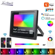 30W RGBCCT LED Floodlight 110V-220V Tuya WiFi Zigbee voice Smart Controller 1set