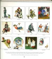 COLLECTIBLE CALENDAR-2022-NORMAN ROCKWELL-MAKING FRIENDS+GIRL AT THE MIRROR+CAMP