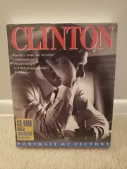 BRAND NEW Clinton: Portrait of Victory CD-ROM Windows/Mac Manufacturer Sealed