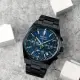 【SEIKO 精工】CS系列 賽車三眼計時腕錶-黑藍/SK027(8T63-01T0U/SBTR035J)