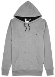 PS Paul Smith Logo Hooded Cotton Sweatshirt - Grey - M M