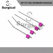 Set of 4 MicroAire Pal Type Fitting Liposuction Cannulas Reusable