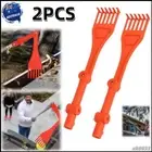 2PCS Mini Rake Roof Leaf Helper Gardening Efficient Tool-Ideal Gutter Cleaning
