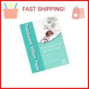 WeLiu Vellum Paper 8.5 x 11 Translucent Printable 65 Sheets for Tracing 50LBS/73