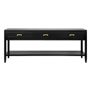Soloman Console Table - Large Black