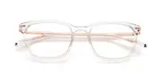 Paradigm 19-22 Crystal Men's Glasses Clear Size 52 - Private Health Rebate - Blue Light Block Available