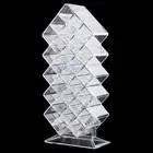 Box Cosmetic Display Stand Lip Gloss Case Holder Lipstick Organizer Tower