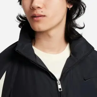 【NIKE 耐吉】外套 男款 運動外套 風衣外套 AS M NK SWOOSH WVN JKT 黑白 FB7878-010