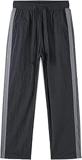 [Generic] Men's Baggy Bodybuilding Sweatpants Casual Running Sport Athletic Pants Mesh Open Bottom Quick Sports Sweat Pants