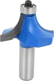 uxcell 1/2" Shank 1 1/4" Cutting Dia 2 Flutes Roundover Router Bit Cutter