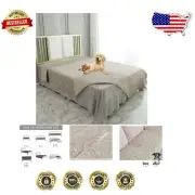 Reversible Waterproof Pet Blanket for Sofa & Bed - 82x102 Inch, Machine Washable
