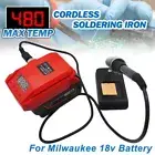 For Milwaukee 18v Battery Cordless Welding Tool Soldering Iron Station Portable