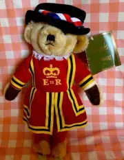 Harrods Knightsbridge Merrythought Mohair Beefeater 17” Teddy Bear Plush Guard