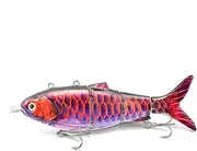 Animated Bait - Robotic Swimming Bait, Bionic Swimming Lure | Realistic Electric Rechargeable Self-Aid Bait for Saltwater Water and Saltwater, Automatic Swing Fish Bait