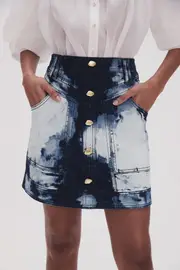 Enigma Denim Mini Skirt