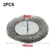 2 Pcs Electric Joint Brush Replacement Brush Wire Brush Set For EFB 400 Blister