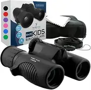 Binoculars for Kids High Resolution 8x21 - Black Compact High Power Kids Binoculars for Bird Watching, Hiking, Hunting, Outdoor Games, Spy and Camping Gear, Learning, Outside Play, Boys, Girls