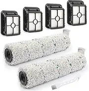 2 Pcs 2787 Multi-Surface Brush Roll +4 Pack 1866 Replacement Filter Series 2554, 2590, 2593, 2596, Compare to Part 1618638 &1608684