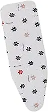 Leefasy Iron Board Cover Cotton Floral Design Heat Shielding Pad for Ironing, XL