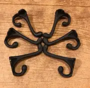 Resale 120qty Cast Iron Black Double Wall Hooks Wholesale (120qty) 0170-01202
