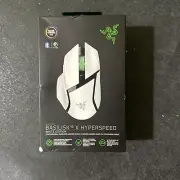 RAZER BASILISK V3 X HYPERSPEED WIRELESS GAMING MOUSE White, NEW SEALED RZ01-0487