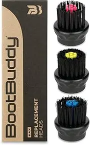 [BootBuddy] Boot Buddy 3-Pack Replacement Heads - Interchangeable Shoe Brush Set for Shoe Care and Easy Shoe Cleaning