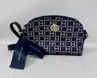 New With Tags Tommy Hilfiger TH Logo Makeup Bag