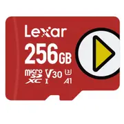 Micro SD Card Nintendo Lexar PLAY microSDXC UHS-I Class 10 U3 V30 A2 256GB 150MB/s