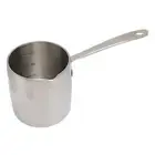 304 Stainless Steel Hot Oil Pan 304 Three-layer Steel-450ML Steel Handle