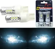 LED Light 80W 7440 White 6000K Two Bulbs Rear Turn Signal Replace Lamp Fit