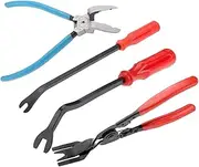 Steel Car Fastener Removal Tool Diagonal Plier Plastic Trim Clips Panel Pry Repair Tools Rivet Maintenance Screwdriver Fasteners and Clips