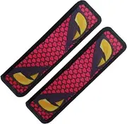 [Generic] Patches for Clothing, Snake Eye Patches for Backpacks, Decorative Applique Reflective for Bags Dog Vests, Set of 2 Adhesive Jacket Badge