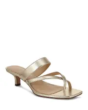 Veronica Beard Women's Alanis Strappy Slip On Mid Heel Sandals