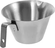 BELLIFFY Espresso Measuring Cup Stainless Steel Double Spout 1oz Scoop Tool for