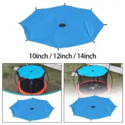 Trampoline Shade Cover Playground Trampoline Sun Protection Cover (Blue)