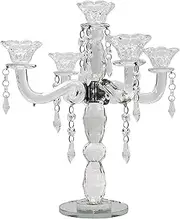[Allgala] 5-Arm Crystal Candelabra Taper Candlestick Candle Holder