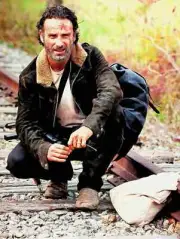 Rick Grimes Headed to Terminus - The Walking Dead Poster 12"x16" Andrew Lincoln