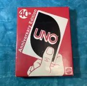 Uno 40th Anniversary Card Game Mattel Games 2010 Cards New
