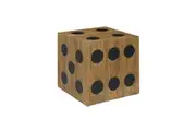 CR Dice Solid Timber Side Table or Stool