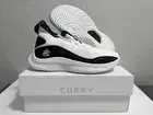 Under Armour Team Curry 8 NM White Black UA 3024785 111 Shoe Size 8.5 / Women 10