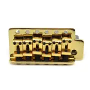 6 Strings Vintage Style Guitar Tremolo Bridge with Install attachments Gold