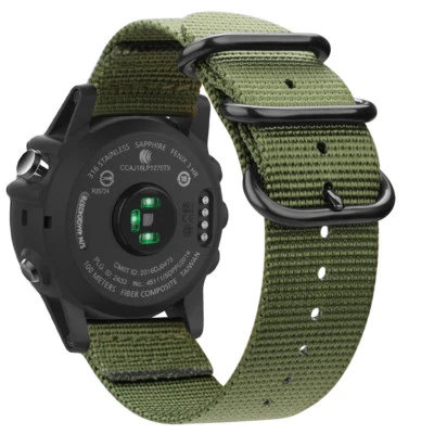For Garmin Fenix 3/Fenix 3 HR/Fenix 5X/Fenix 5X Plus Bands Nylon Sport Strap